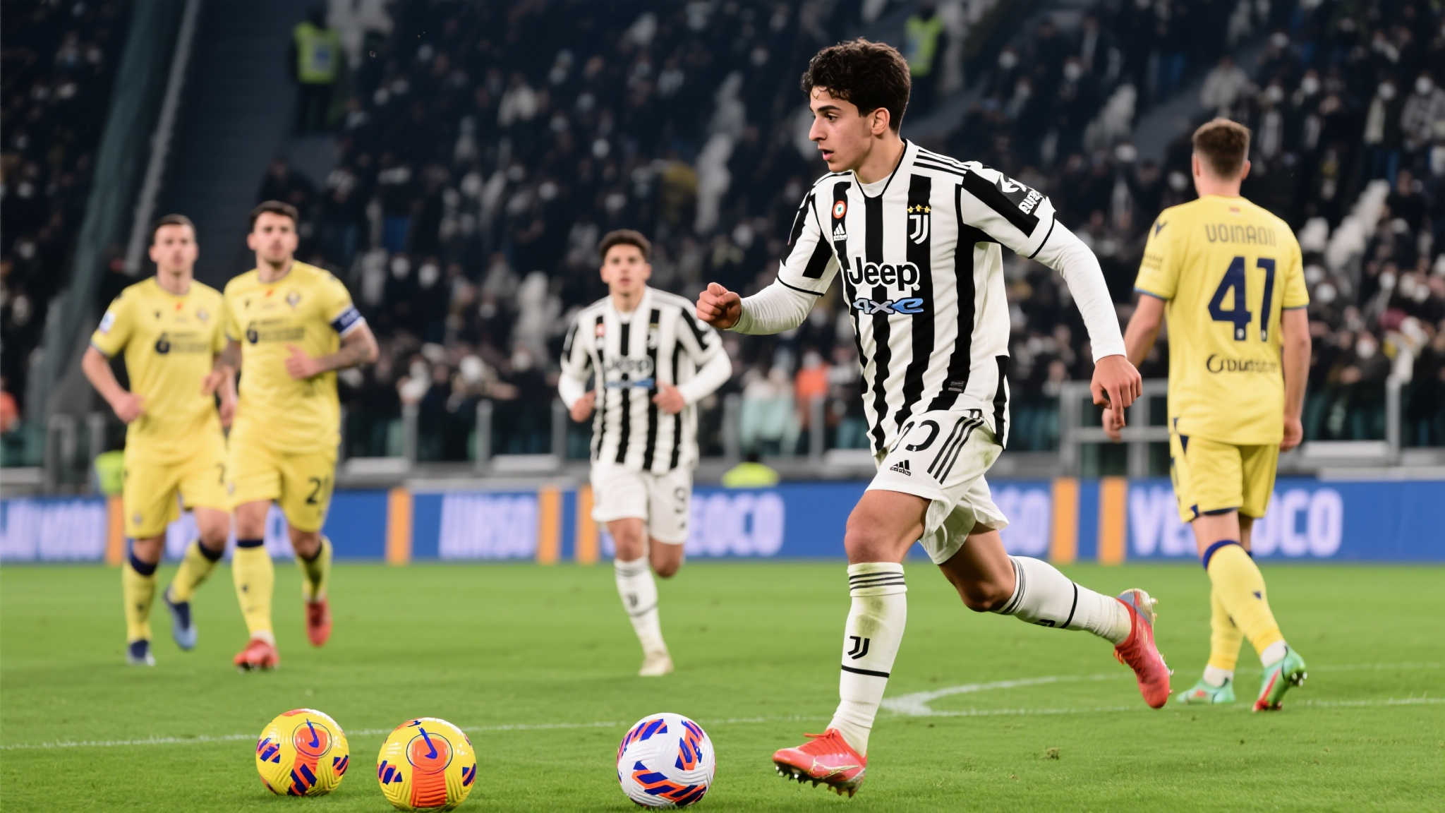 在上周的一场意甲焦点战中，尤文图斯主场迎击维罗纳队